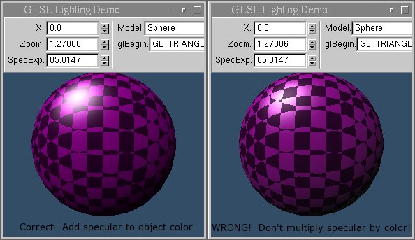 Why separate specular reflection is a good thing