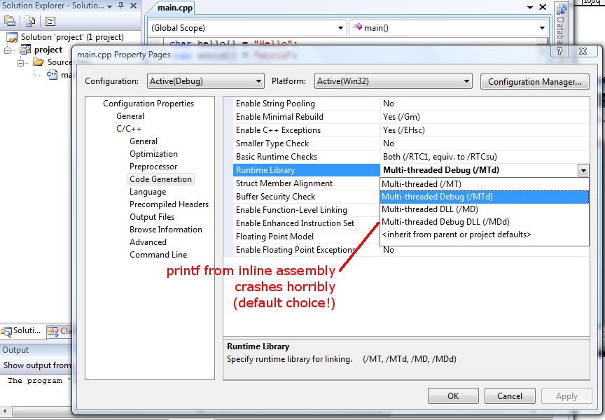 Choosing a Runtime Library