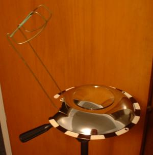 photo of hemispherical mirror