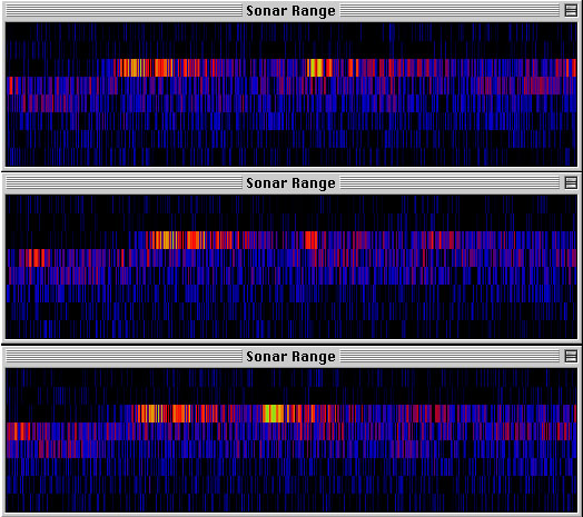 A range/amplitude trace